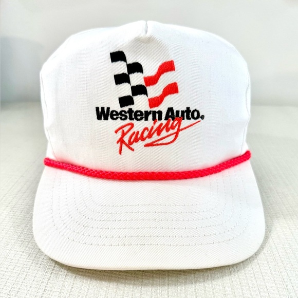 Vintage Western Auto Racing Snap Back Hat - Picture 1 of 2
